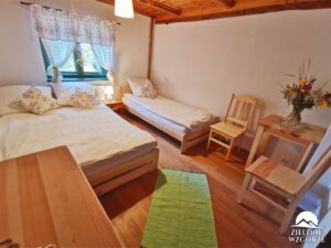 lóżko małżeńskie oraz lóżko pojedyncze